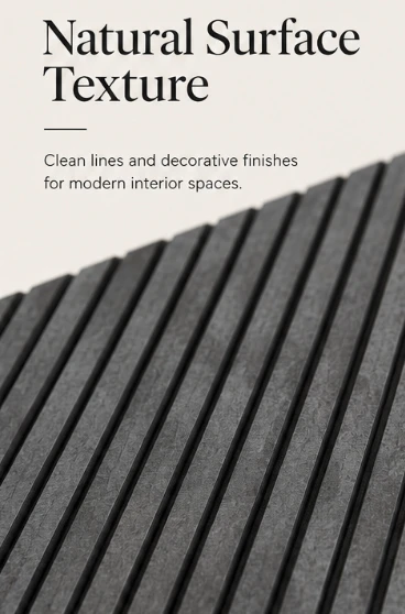 Vertical Fluted PS Decorative Wall Panel factory